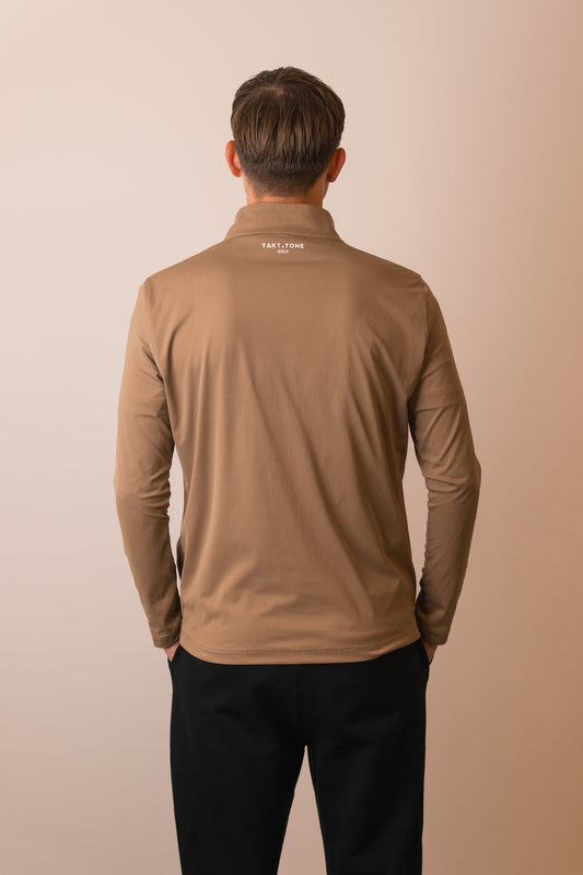 Quarter Zip Mocha